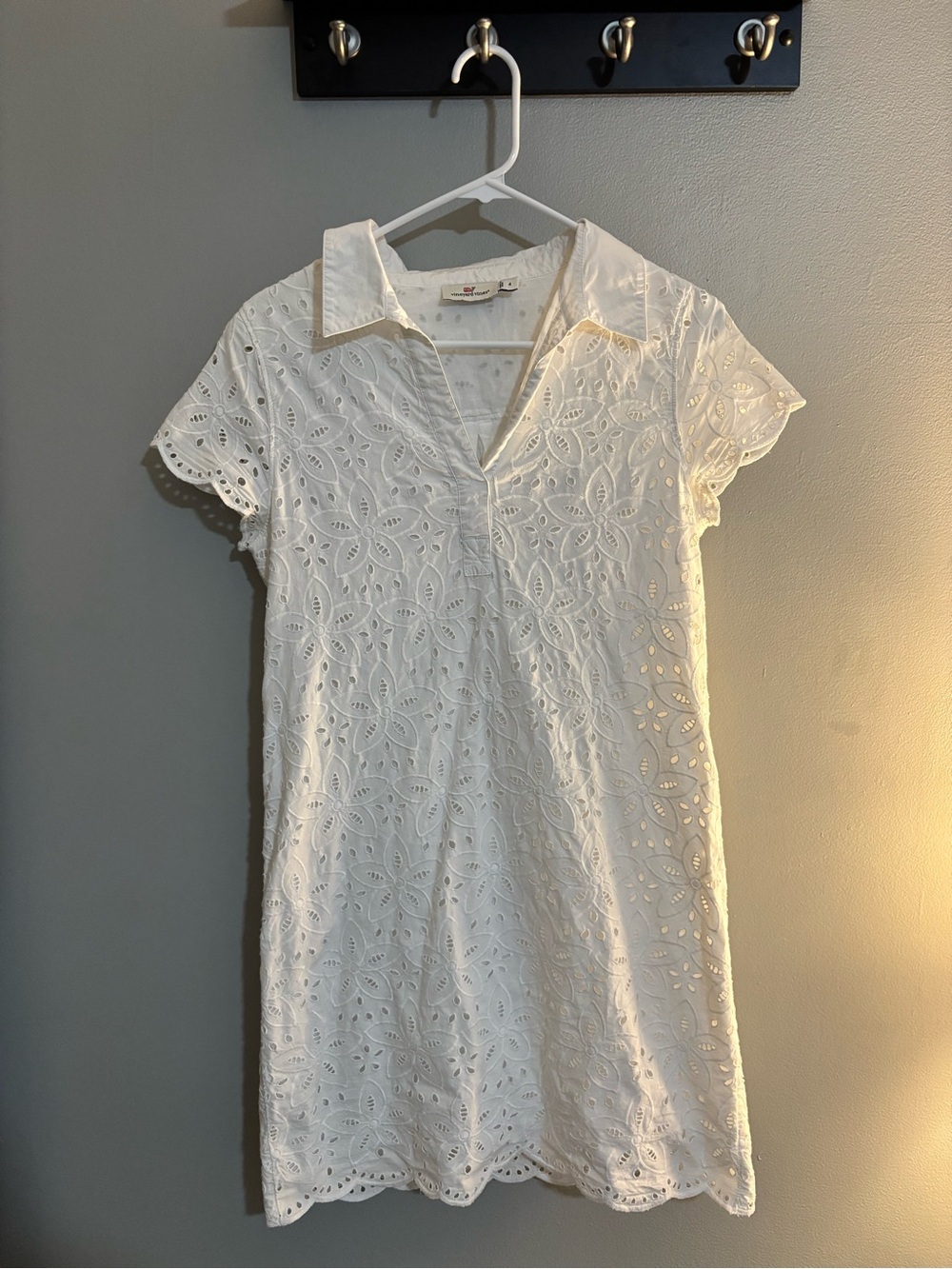 Vineyard Vines White Eyelet Dress